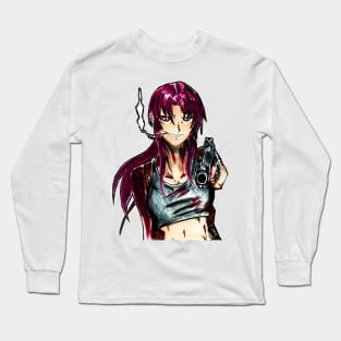 levy of black lagoon anime Long Sleeve T-Shirt